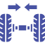 Optimized lug pattern for dry, wet, and slushy field conditions
